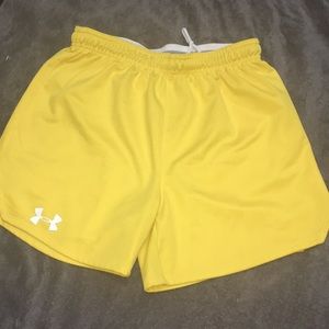 Yellow Under Armour Shorts